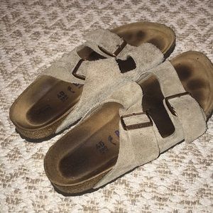 Tan Birkenstock’s!